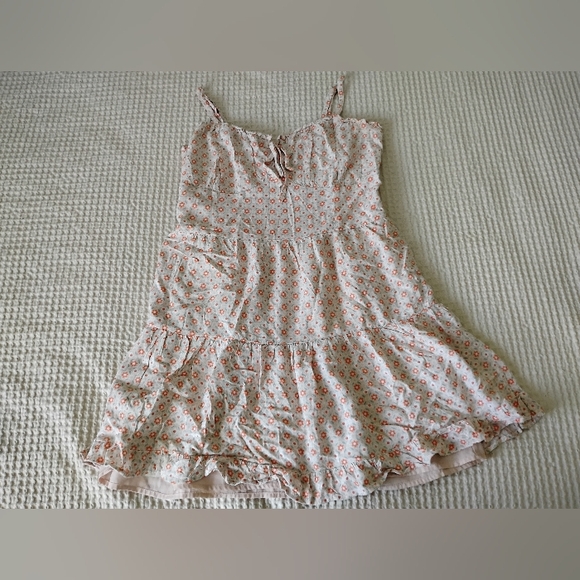 Hollister Pink and White Floral Mini Dress - Picture 1 of 3